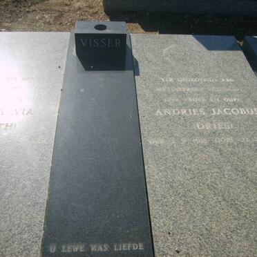VISSER Andries Jacobus ?-1984