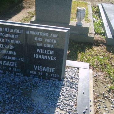 VISAGIE Willem Johannes 1929-200? &amp; Elsabe Johanna GELDENHUYS 1930-1983
