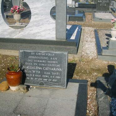 WYK Magdalena Catharina, van nee SMIT 1909-1989