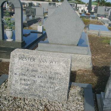 WYK Hester, van nee YOUNG 1905-1985