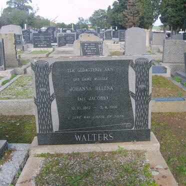 WALTERS Johanna Helena nee JACOBS 1867-1966