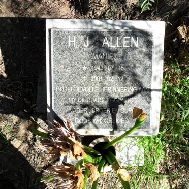 ALLEN H.J. 1943-2001