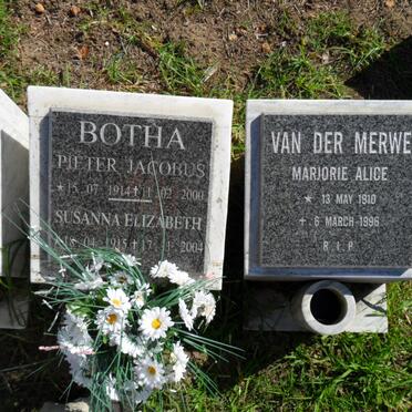 BOTHA :: VAN DER MERWE