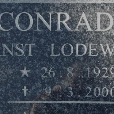 CONRADIE Ernst Lodewikus 1929-2000