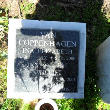 COPPENHAGEN Jan Willem, van 1930-2001 &amp; Ina Elizabeth 1928-2000