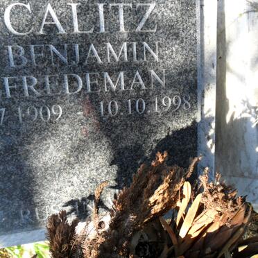 CALITZ Benjamin Fredeman 1909-1998