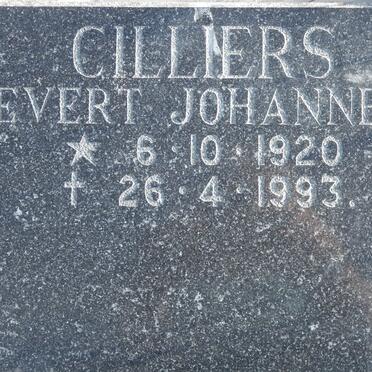CILLIERS Evert Johannes 1920-1993