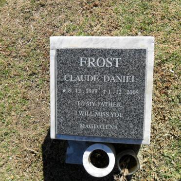 FROST Claude Daniel 1919-2005