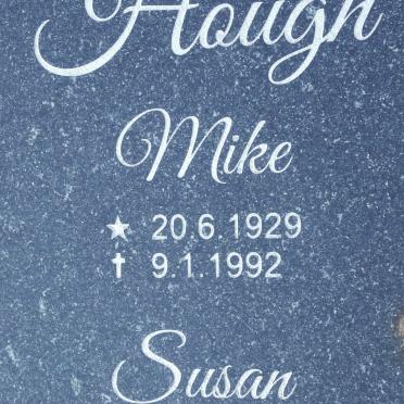 HOUGH Mike 1929-1992 &amp; Susan 1930-2018