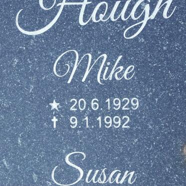 HOUGH Mike 1929-1992 &amp; Susan 1930-2018