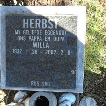 HERBST Willa 1932-2002