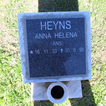 HEYNS Anna Helena 1933-1999