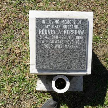 KERSHAW Rodney A. 1940-1996