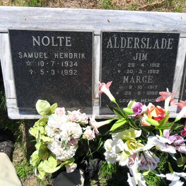 NOLTE Samuel Hendrik 1934-1992 :: ALDERSLADE Jim 1912-1982 &amp; Marge 1917-1992