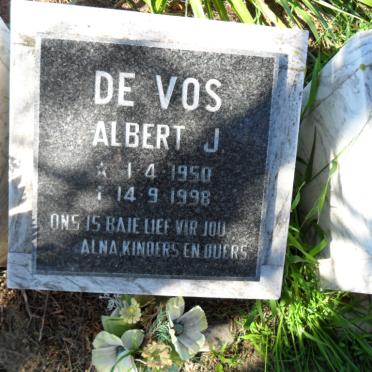 VOS Albert J., de 1950-1998