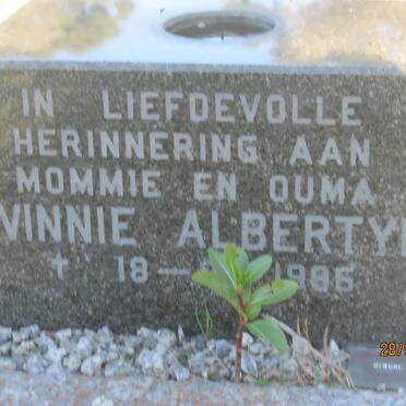 ALBERTYN Winnie -1985