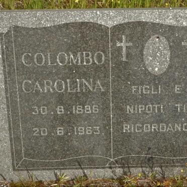 COLOMBO Carolina 1886-1963