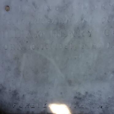 CONNOR William Henry 1891-19?9