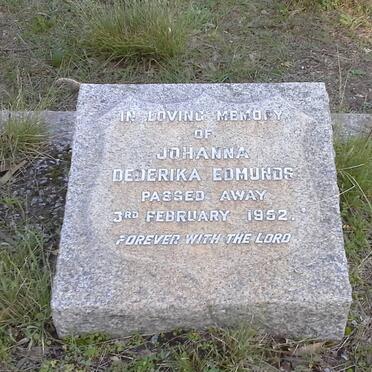 EDMUNDS Johanna Dederika -1952