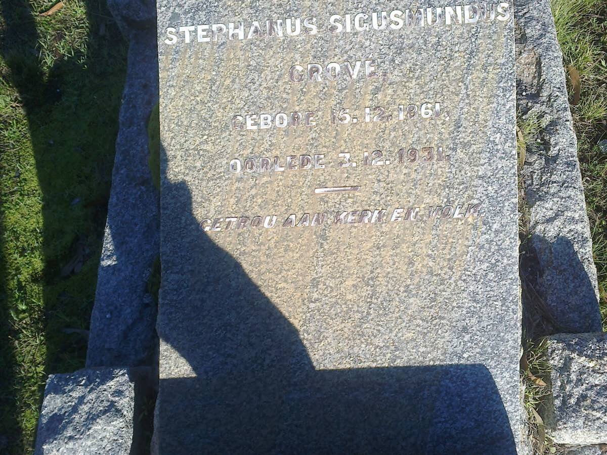 GROVÉ Stephanus Sigusmundus 1861-1931