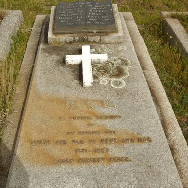 GILL Johannes 1893-1961 &amp; Rachel Francis 1895-1980 :: GILL Cecil 1921-1967