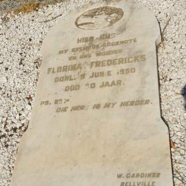 FREDERICKS Florina -1950