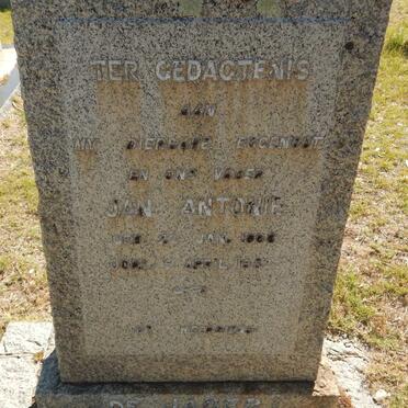 JAGER Jan Antonie, de 1??8-1952