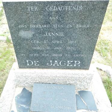 JAGER Jannie, de 1922-1957