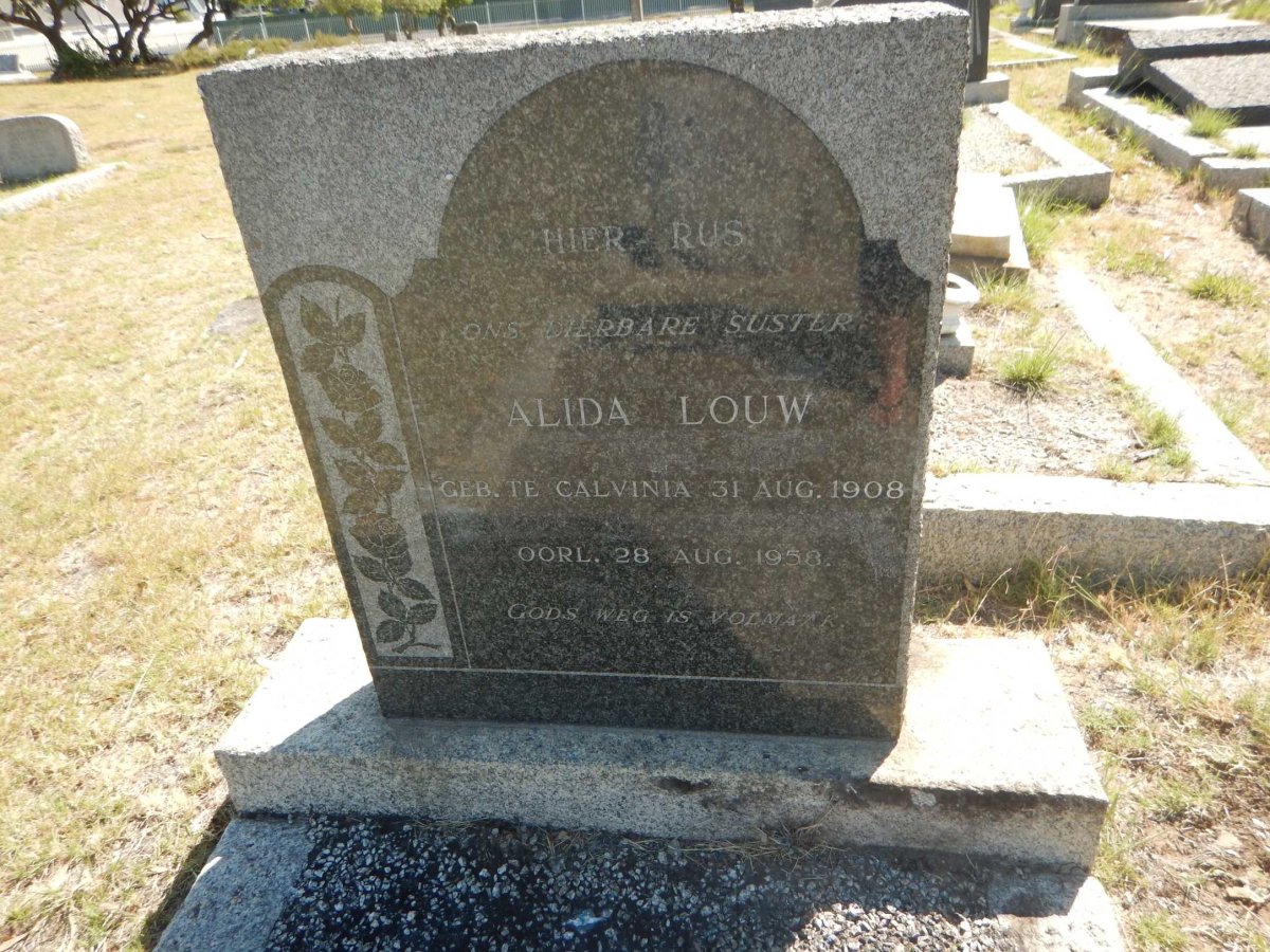 LOUW Alida 1908-1958