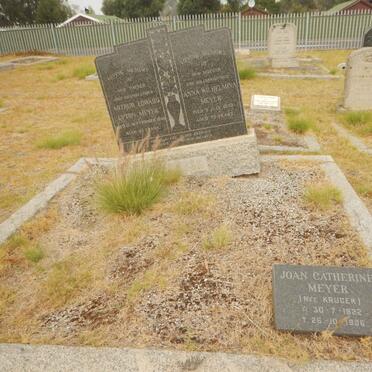 MEYER Arthur Edward Upton -1948 &amp; Anna Wilhelmina -1953