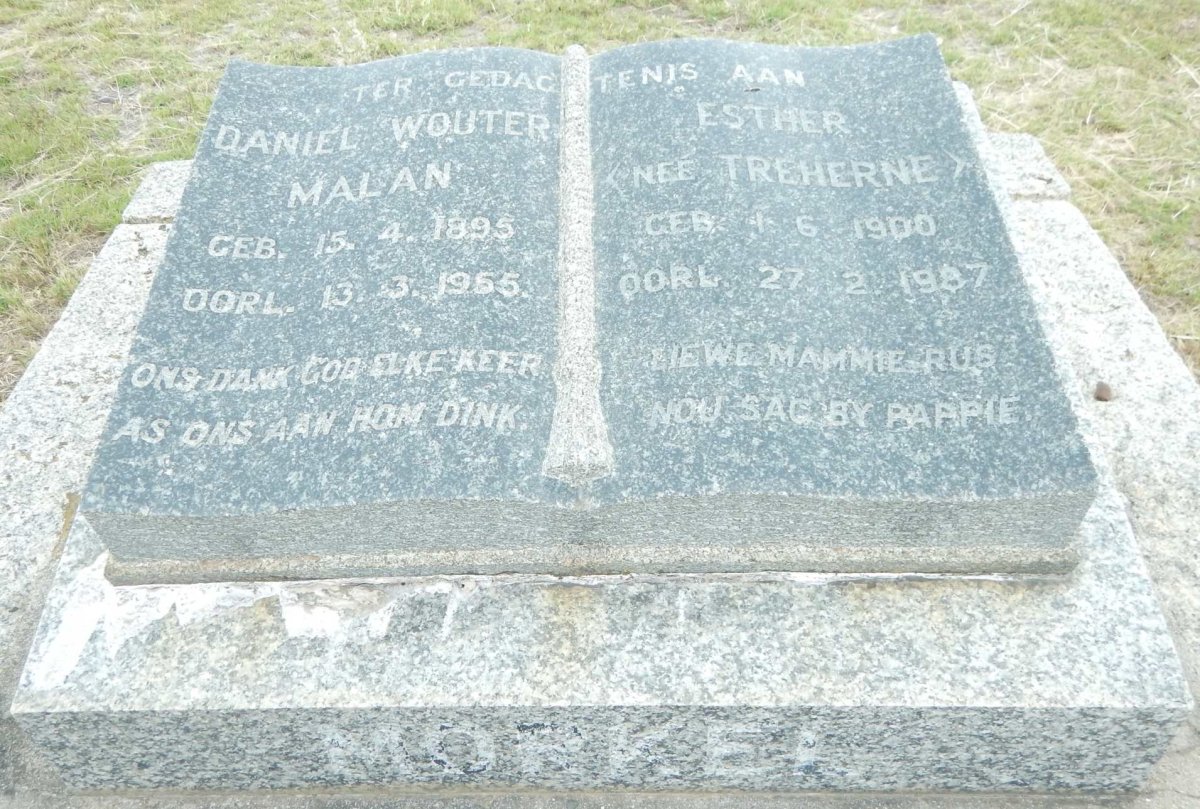 MORKEL Daniel Wouter Malan 1895-1955 &amp; Esther TREHERNE 1900-1987