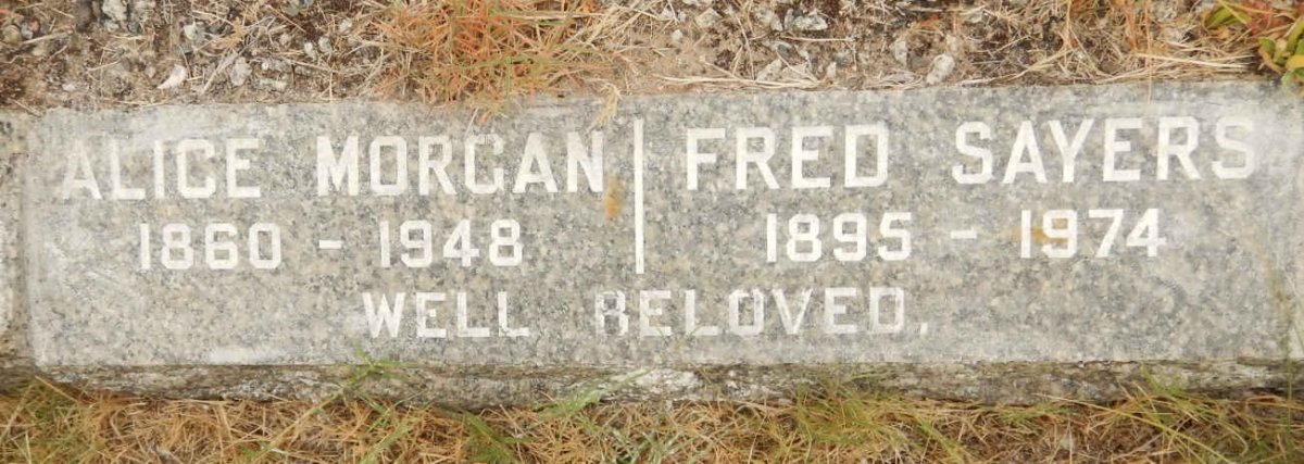 MORGAN Alice 1860-1948 :: SAYERS Fred 1895-1974