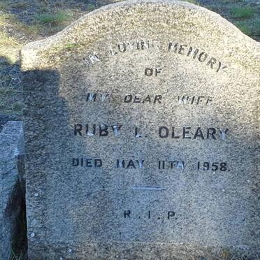 O'LEARY Ruby L. -1958
