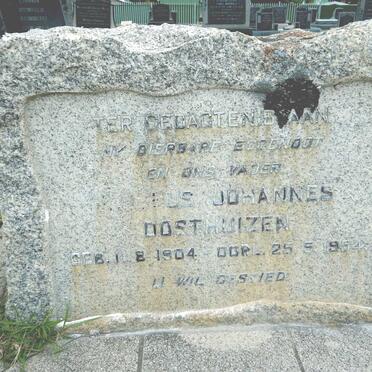 OOSTHUIZEN Jacobus Johannes 1904-1954