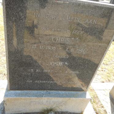 OELOFSE Josie 1892-1969 :: OELOFSE Chris 1935-1961