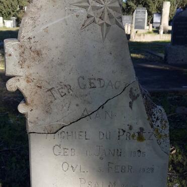 PREEZ Michiel, du 1905-1928