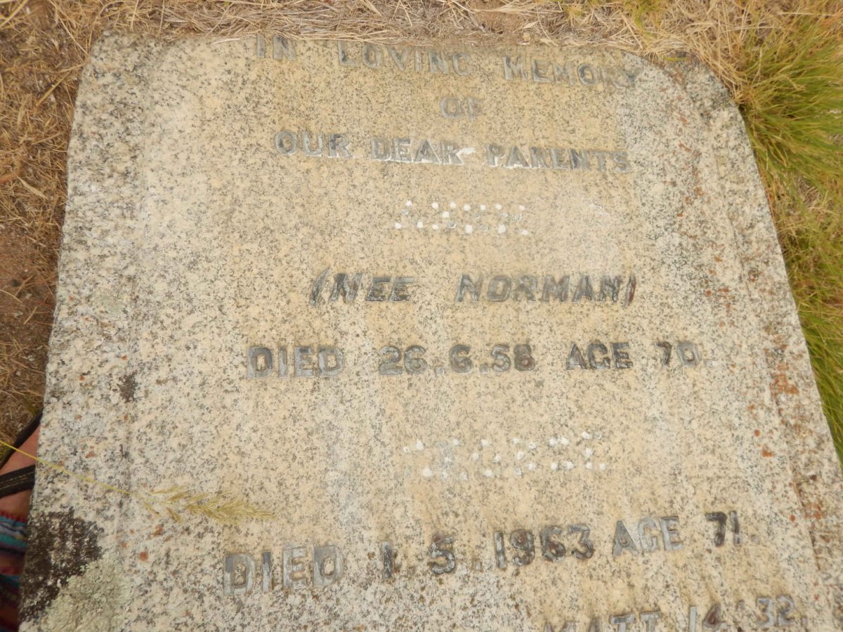 ? Robert -1963 &amp; ? nee NORMAN -1958