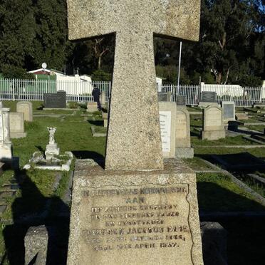 RABE Frederick Jacobus 1866-1937