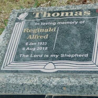 THOMAS Reginald Alfred 1933-2018