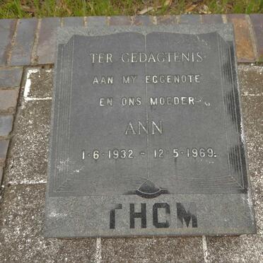 THOM Ann 1932-1969