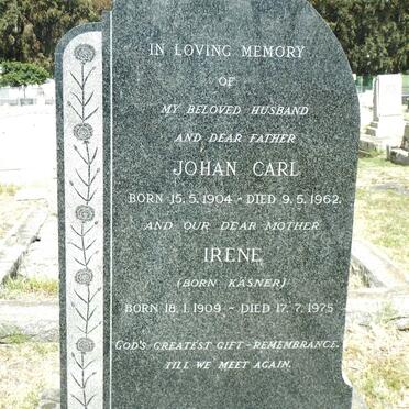THOM Johan Carl 1904-1962 &amp; Irene KASNER 1909-1975