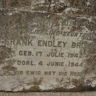 BROWN Frank Endley 1942-1944