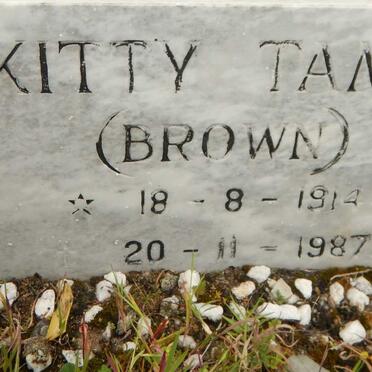 TAMM Kitty nee BROWN 1914-1987