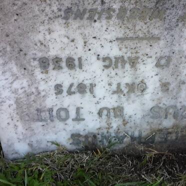 TOIT Stephanus Petrus, du 1875-1938