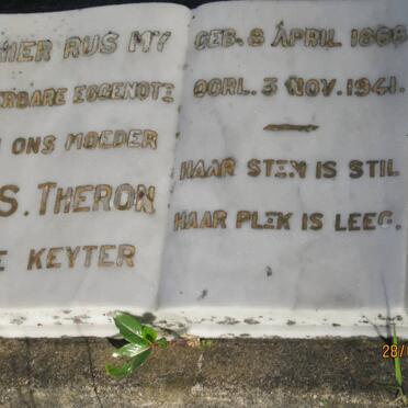THERON A.S. nee KEYTER 1868-1941