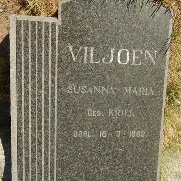 VILJOEN Susanna Maria nee KRIEL -1969