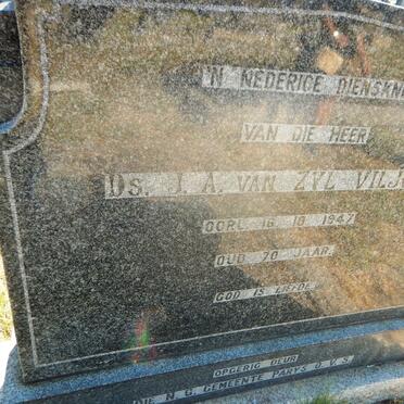 VILJOEN J.A. Van Zyl -1947