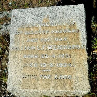 WEIGHARDT William L.F. 1871-1934