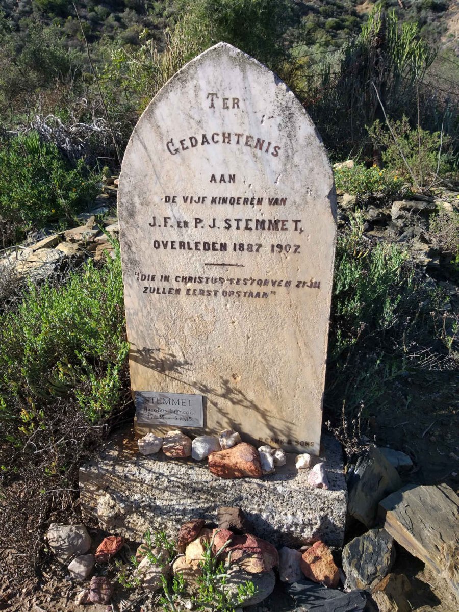 STEMMET Kinders :: STEMMET Jacobus Francois 1935-2015