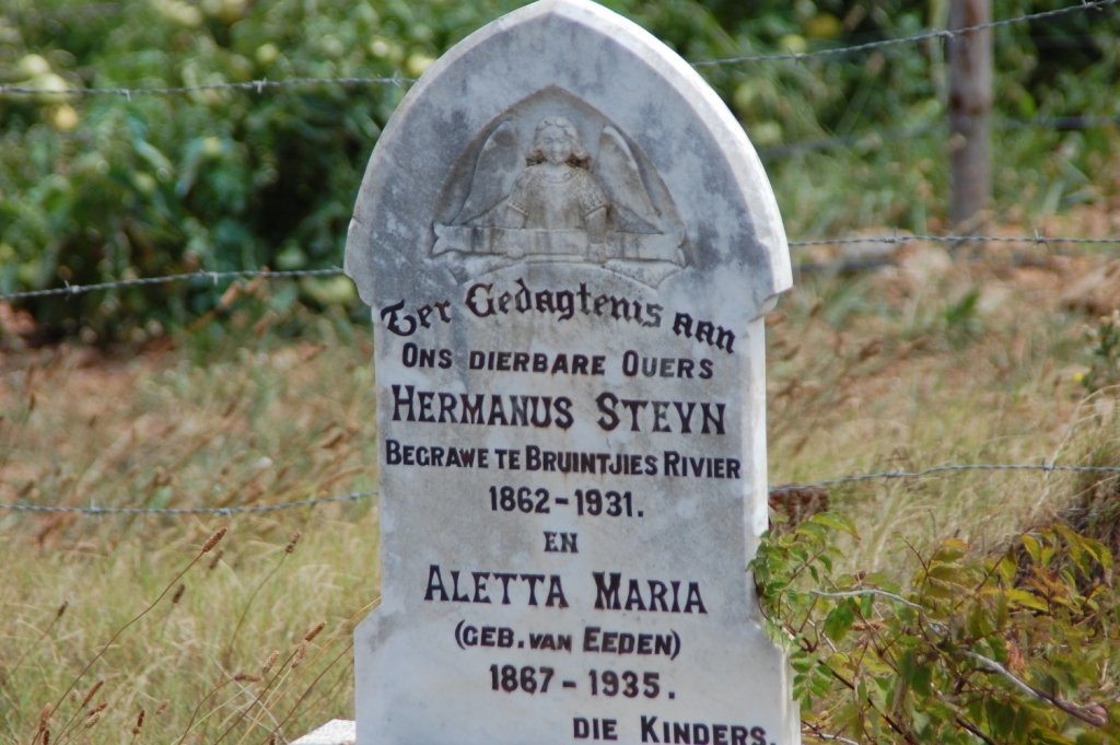 STEYN Hermanus 1862-1931 & Aletta Maria VAN EEDEN 1867-1935